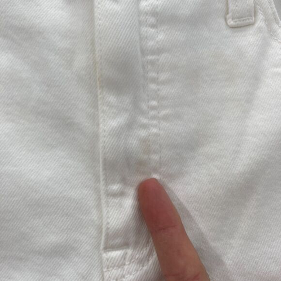 J.Crew Essential Straight Jeans‎ Women's 30P Petite White Denim All Day Stretch - Picture 4 of 16